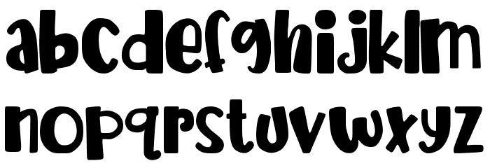avocado Font LOWERCASE