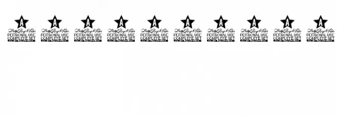 AWAKENNING STEEL Personal Use  Font OTHER CHARS