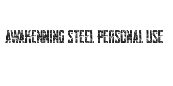 AWAKENNING STEEL Personal Use  Logo