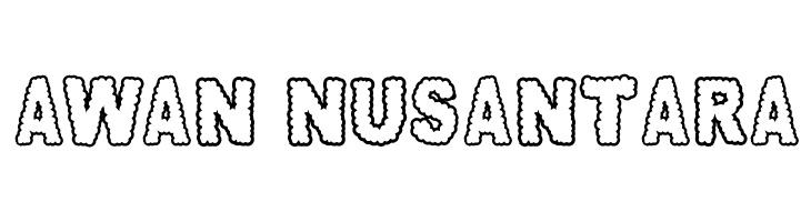 AWAN NUSANTARA Шрифта