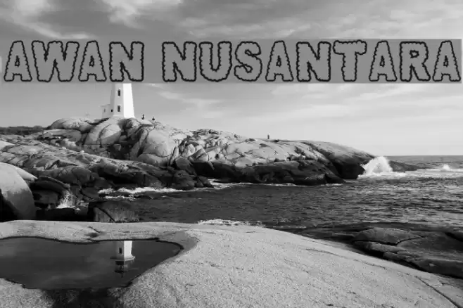 AWAN NUSANTARA Font examples