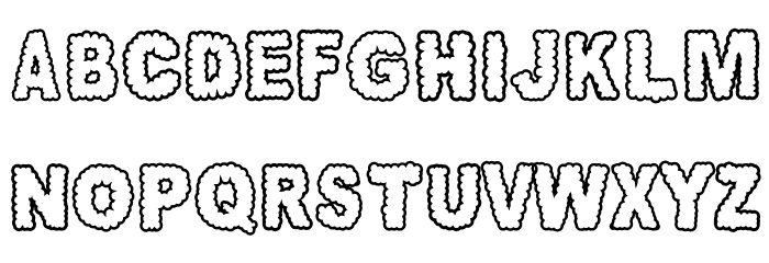 AWAN NUSANTARA Font LOWERCASE