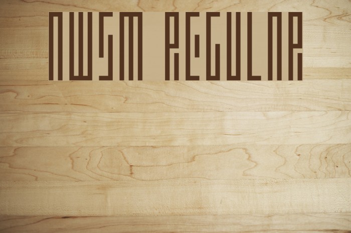 AWSM Regular Font examples