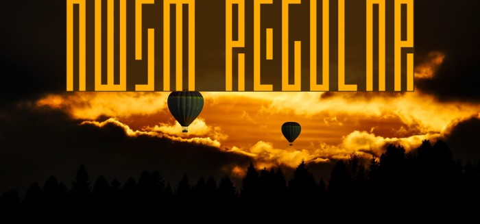 AWSM Regular Font examples