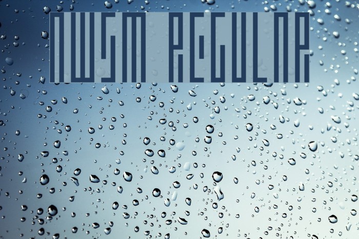 AWSM Regular Font examples