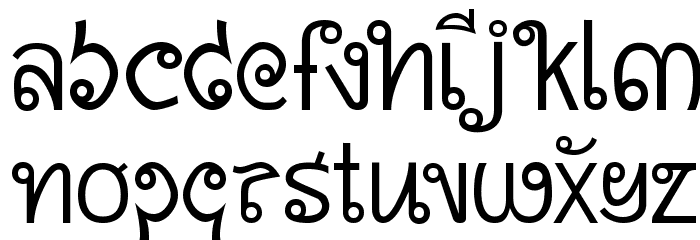 AW_Siam English not Thai Font LOWERCASE