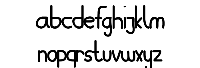 Aw, Jaysus! Bold Font LOWERCASE