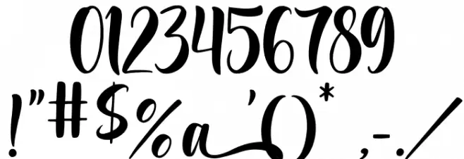 Awake the Beauty Font OTHER CHARS