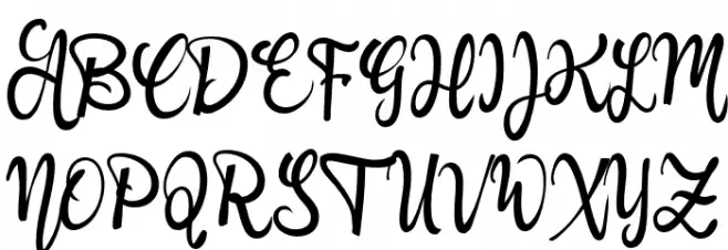 Awake_Hearts` Font Litere mari