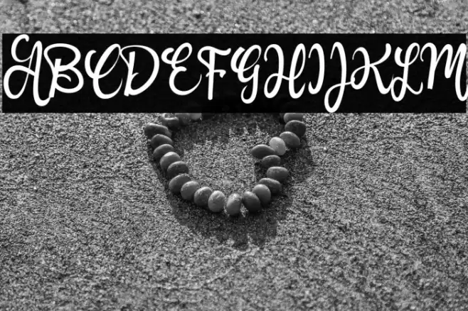 Awake_Hearts` Font examples