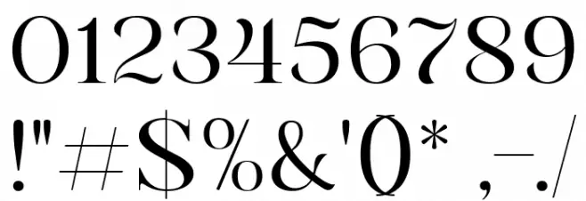 Awaken Regular Font OTHER CHARS