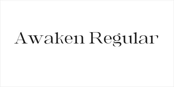 Awaken Regular Logo