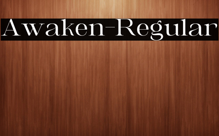 Awaken-Regular Example 1