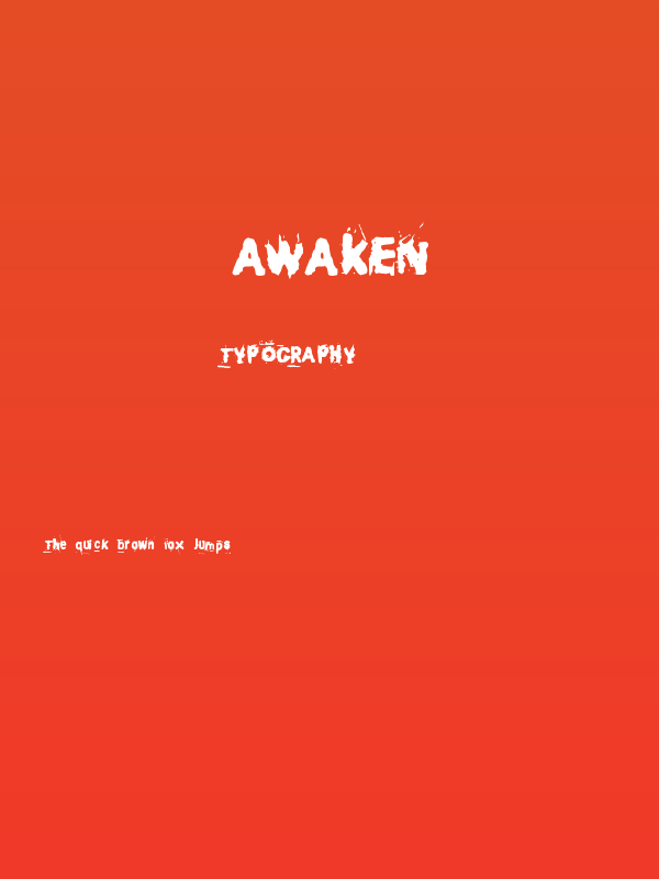 Awaken Poster