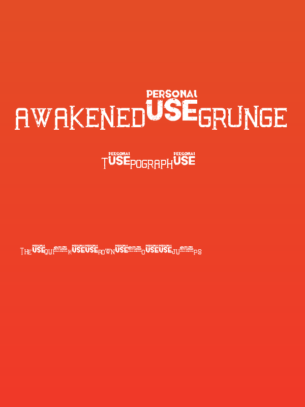 Awakened Grunge Poster