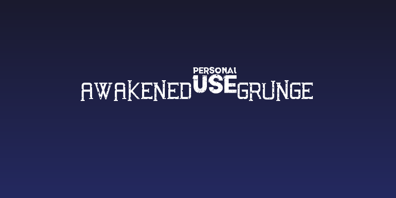 Awakened Grunge Social Header