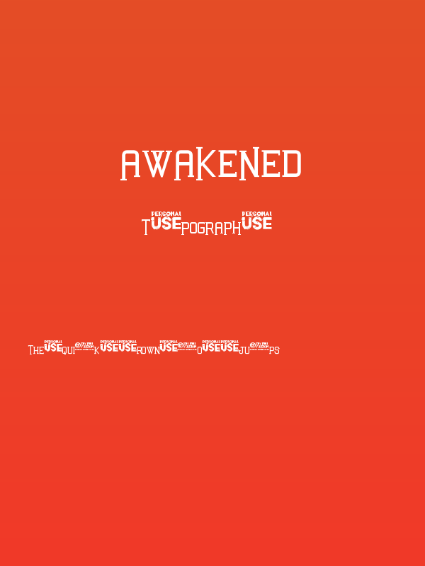 Awakened Poster