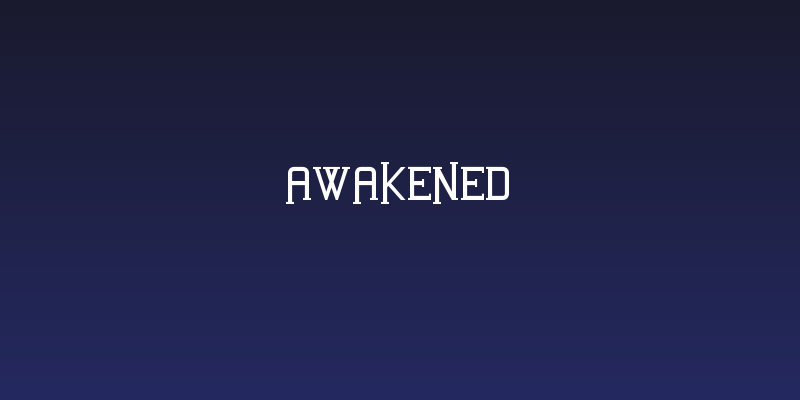 Awakened Social Header