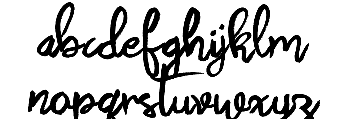 Awaker Shaker Font LOWERCASE