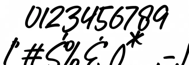 Awaking Font OTHER CHARS