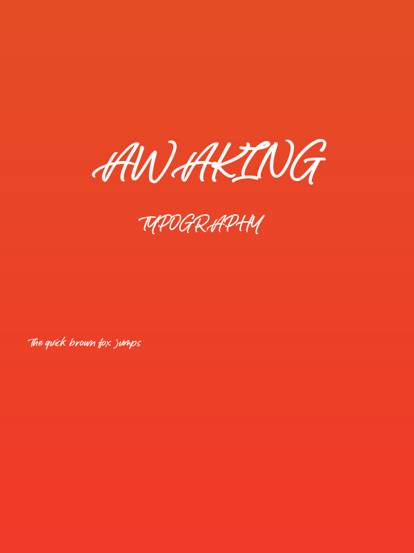 Awaking Poster