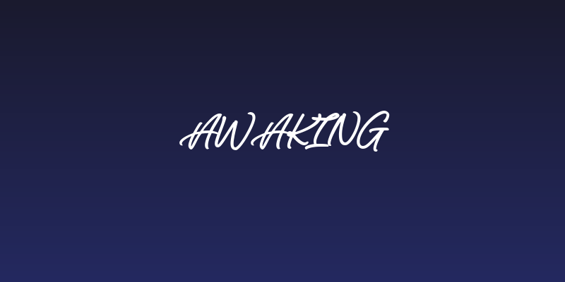 Awaking Social Header