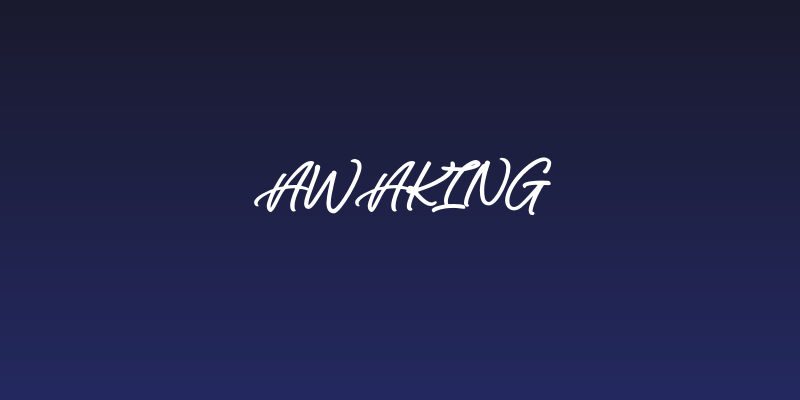 Awaking Social Header