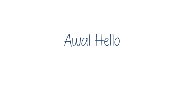 Awal Hello Logo