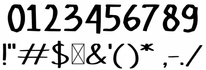 Awalan Boxing Font OTHER CHARS