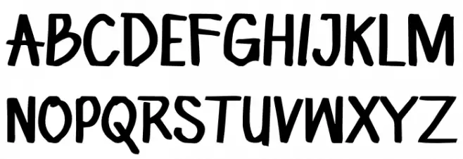 Awalan Boxing Font UPPERCASE