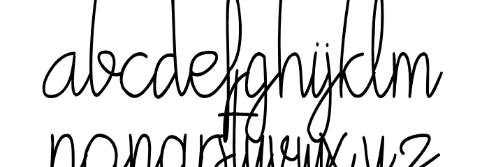 Awali Font LOWERCASE
