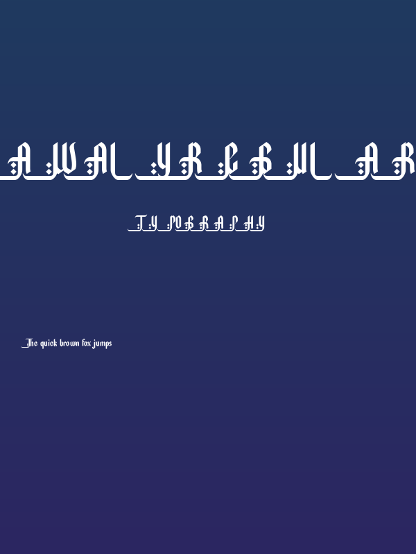 Awaly Regular Poster