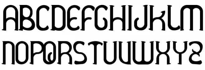 Awelita Шрифта ВЕРХНИЙ