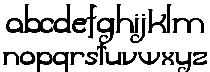 Awelita Font LOWERCASE