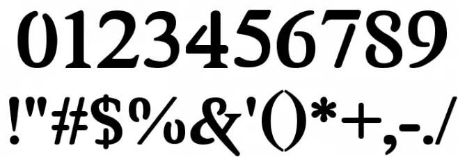 Awery SmallCaps Font OTHER CHARS