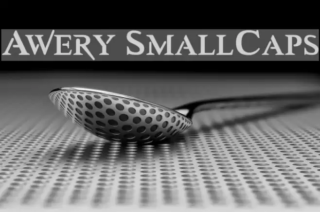 Awery SmallCaps Font examples