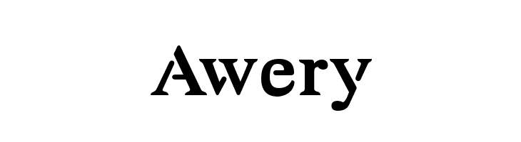 Awery  免费字体下载