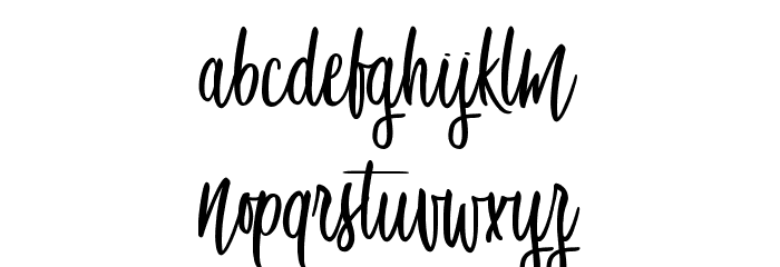 Awesome Birds Font LOWERCASE