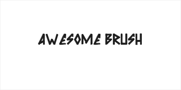 Awesome Brush Logo