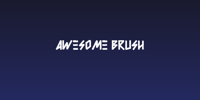 Awesome Brush Social Header