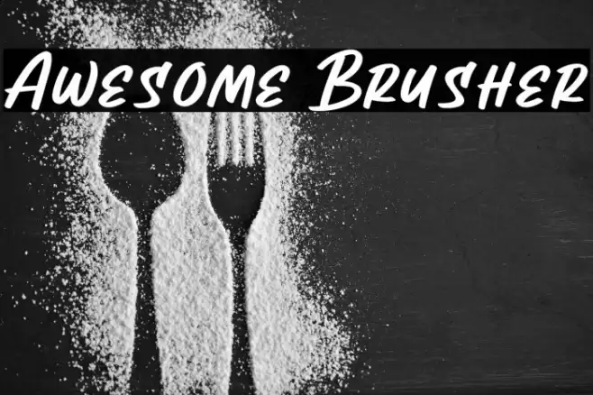 Awesome Brusher Caratteri examples