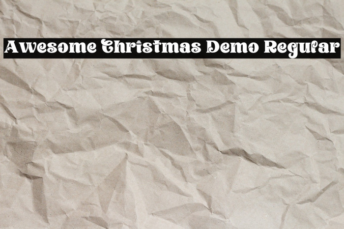Awesome Christmas Demo Regular Example 1