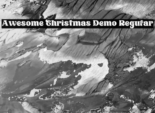 Awesome Christmas Demo Regular Font examples
