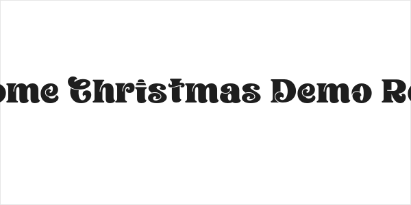 Awesome Christmas Demo Regular Logo