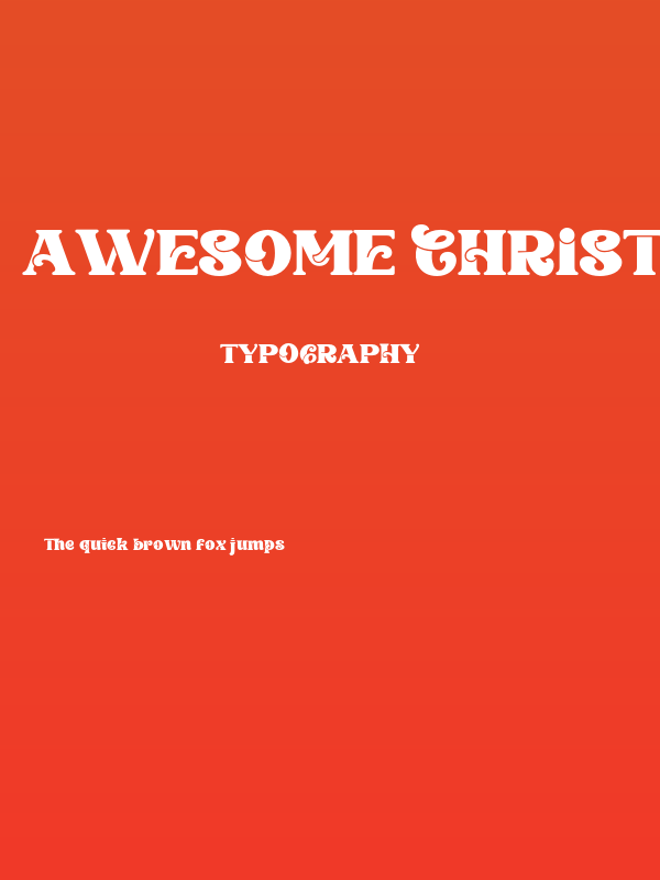 Awesome Christmas Demo Regular Poster