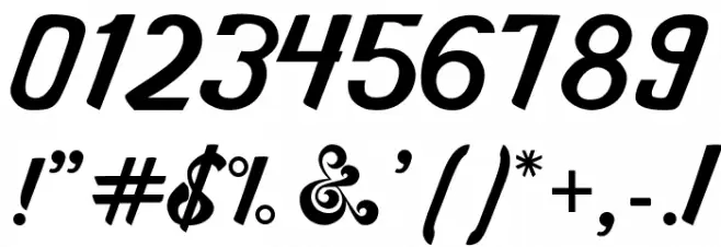 Awesome Free Font Font OTHER CHARS