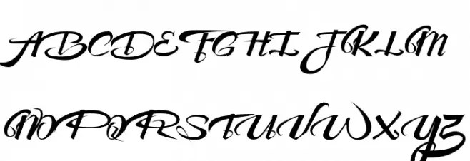 Awesome Free Font 字体 大写