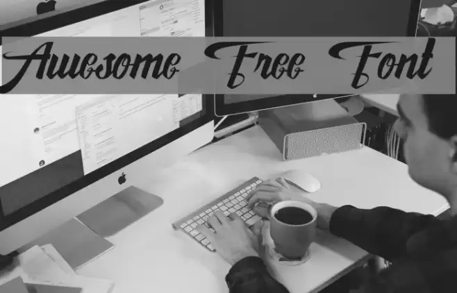 Awesome Free Font Font examples
