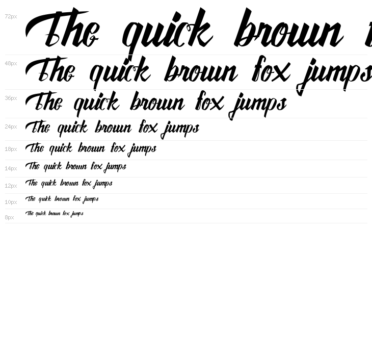 Awesome Free Font Waterfall