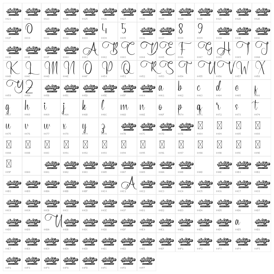 Awesome Girl Demo Character Map